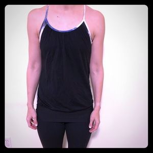 Lululemon No Limits tank with Shelf Sports Bra